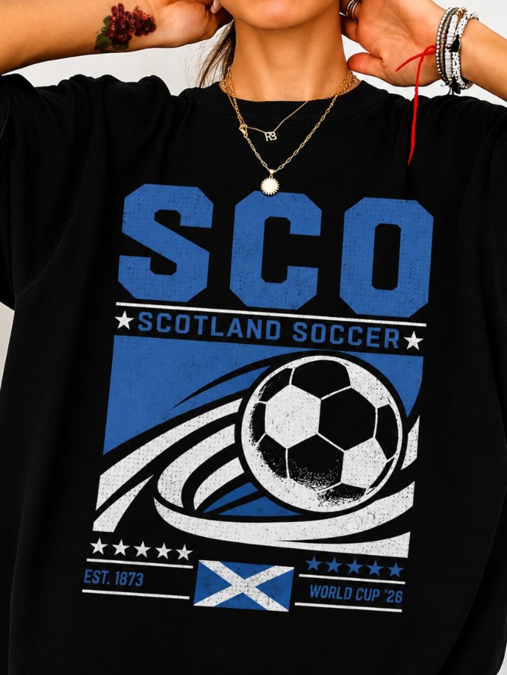 Vintage Scotland Soccer Tee, Retro 90s Football Fan Graphic Shirt